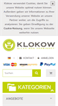 Mobile Screenshot of klokow-gmbh.de